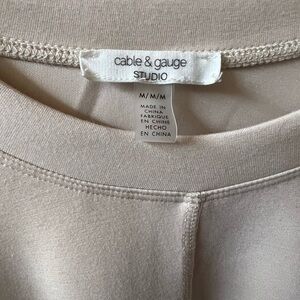 Cable & Gauge Cream Sweatshirt